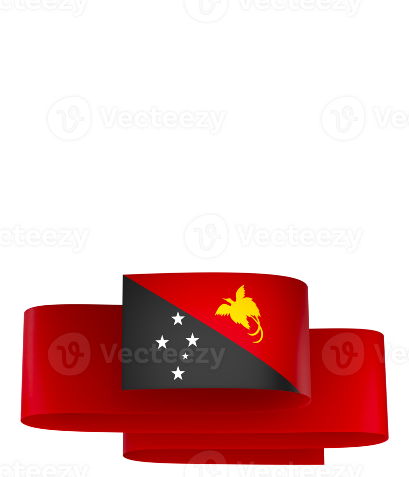 papua Novo Guiné bandeira elemento Projeto nacional independência dia bandeira fita png