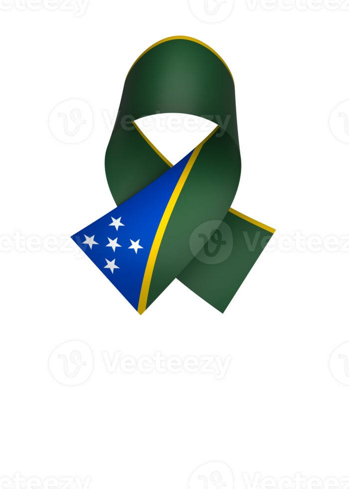Solomon Islands flag element design national independence day banner ribbon png