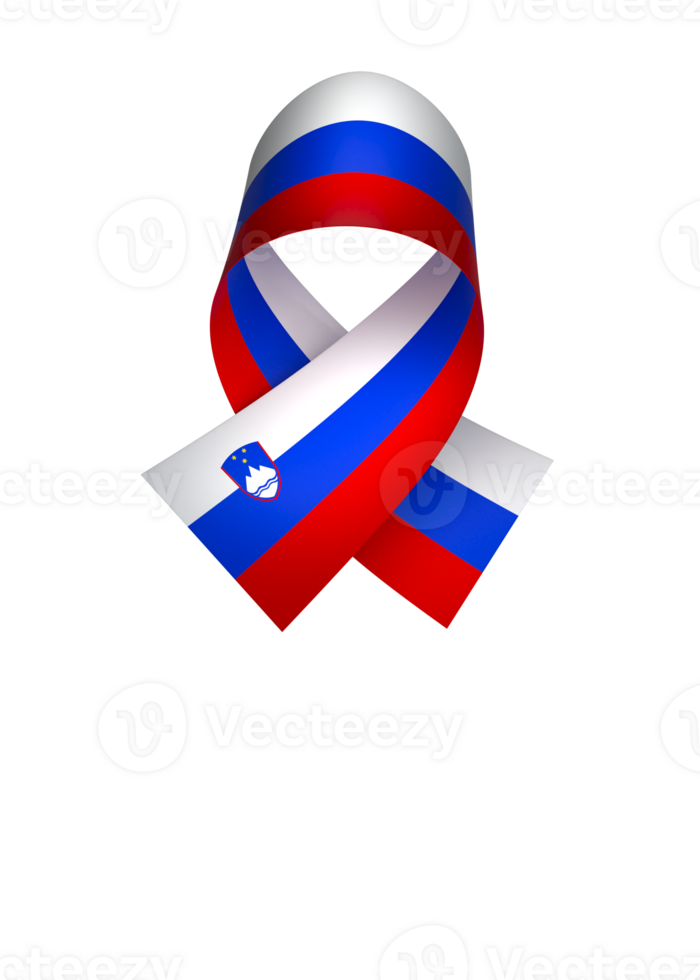 Slovenia flag element design national independence day banner ribbon png