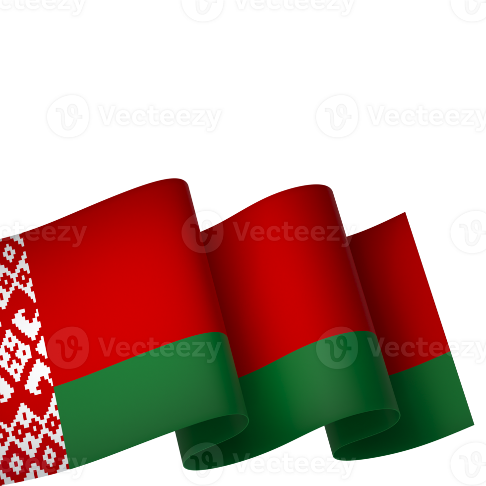 Belarus flag element design national independence day banner ribbon png