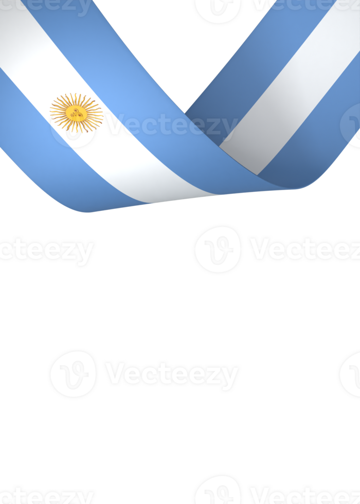 Argentinien Flagge Element Design National Unabhängigkeit Tag Banner Band png