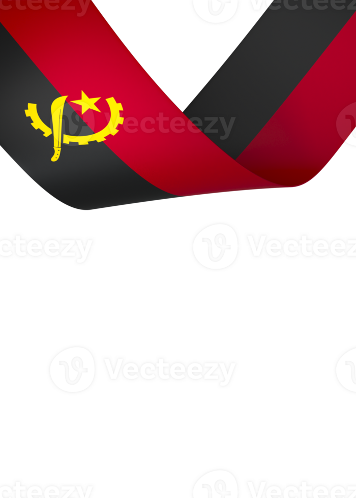 Angola vlag element ontwerp nationaal onafhankelijkheid dag banier lint PNG