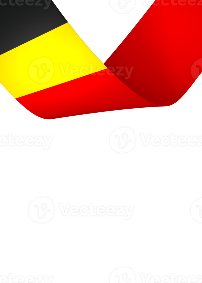 Belgium flag element design national independence day banner ribbon png