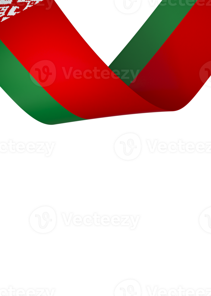 Belarus flag element design national independence day banner ribbon png