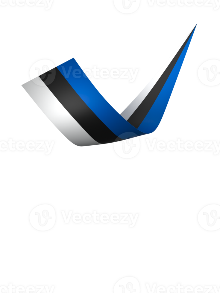 Estonia flag element design national independence day banner ribbon png
