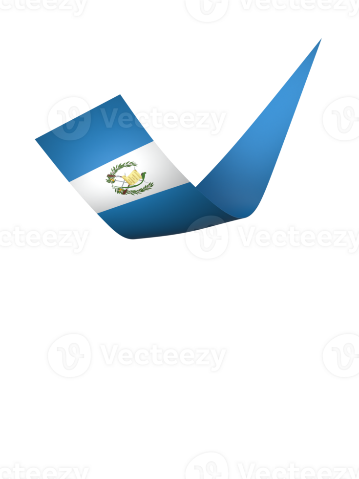 Guatemala bandera elemento diseño nacional independencia día bandera cinta png