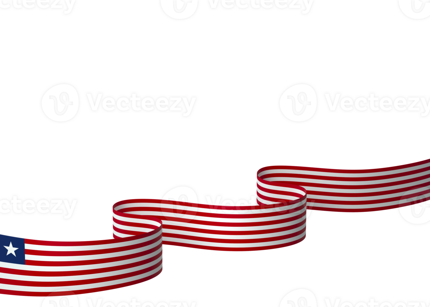 Liberia flag element design national independence day banner ribbon png