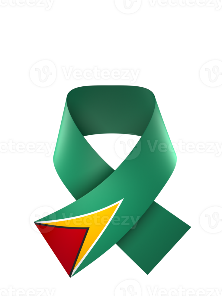 Guyana flag element design national independence day banner ribbon png