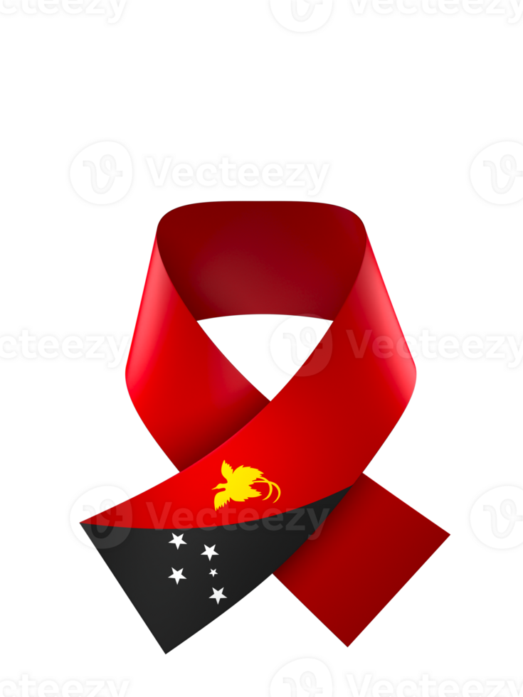 Papuasia nuevo Guinea bandera elemento diseño nacional independencia día bandera cinta png