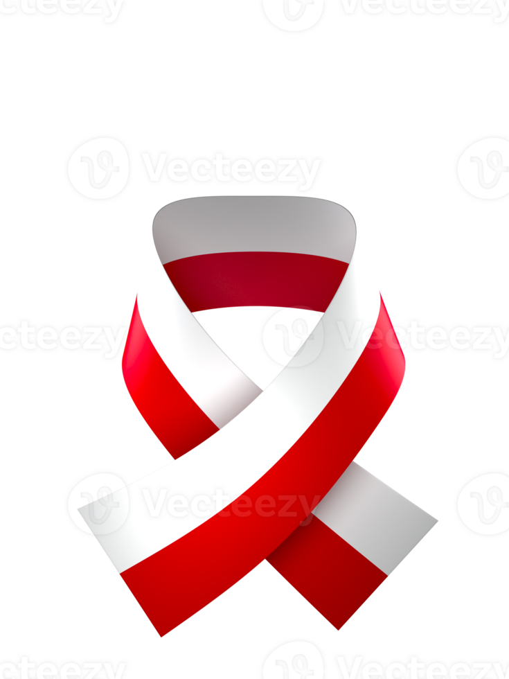 Poland flag element design national independence day banner ribbon png