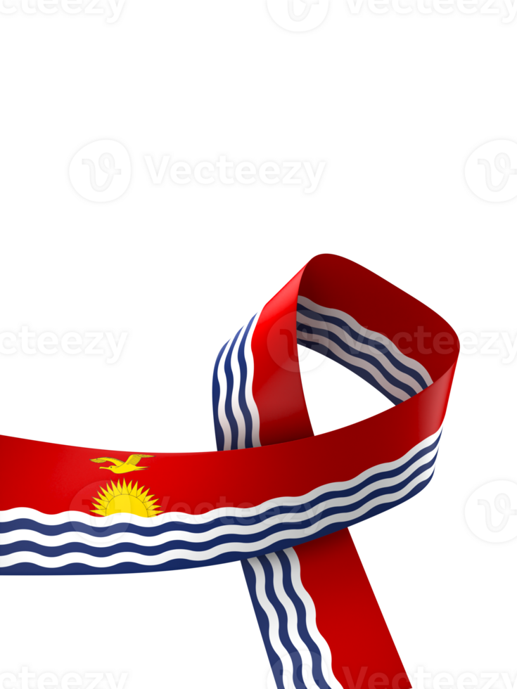 kiribati Flagge Element Design National Unabhängigkeit Tag Banner Band png