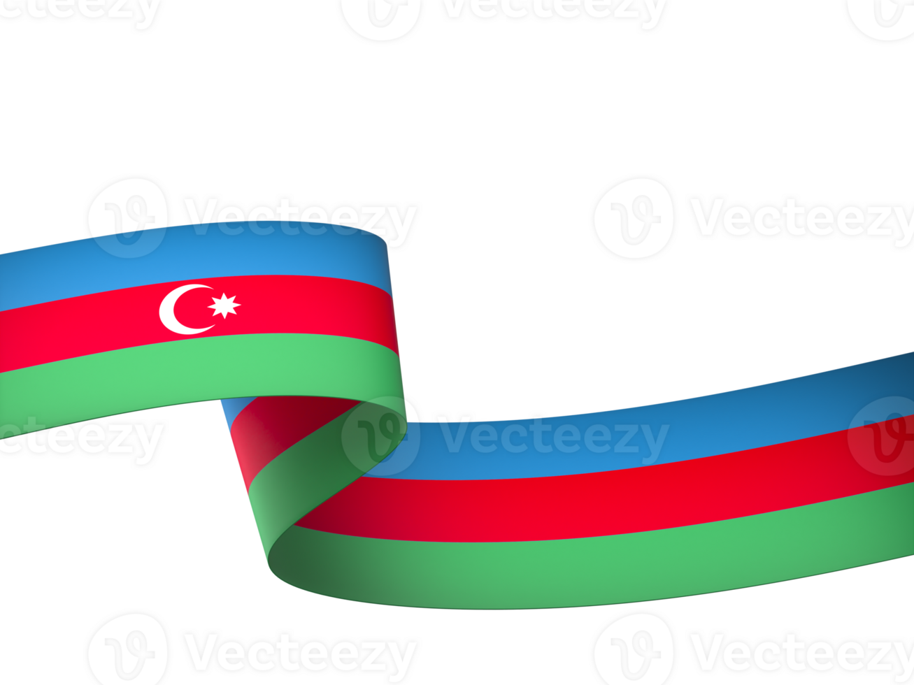 azerbaiyán bandera elemento diseño nacional independencia día bandera cinta png