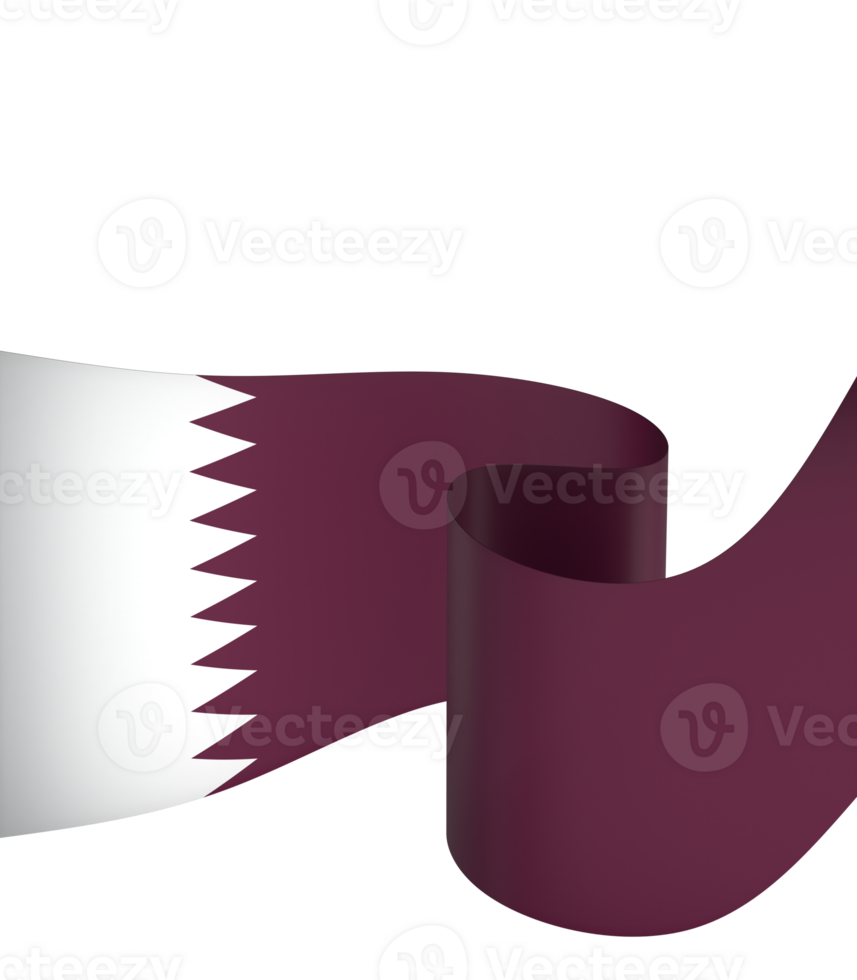 Katar bandera elemento diseño nacional independencia día bandera cinta png