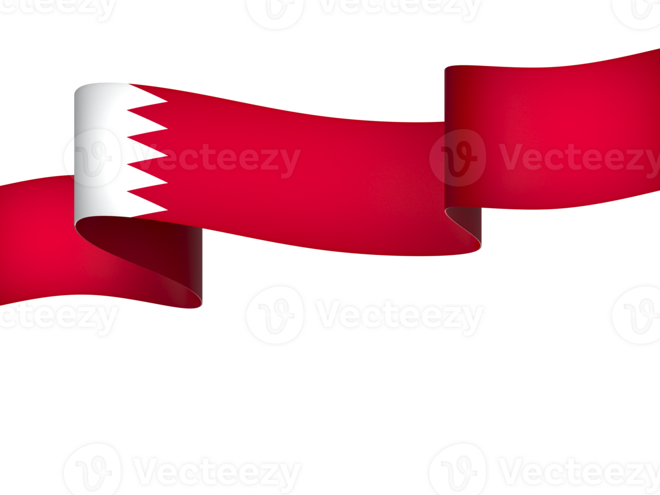 Bahrain flag element design national independence day banner ribbon png