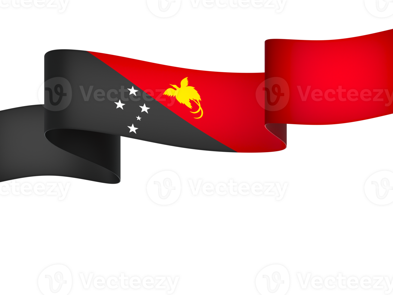 Papuasia nuevo Guinea bandera elemento diseño nacional independencia día bandera cinta png