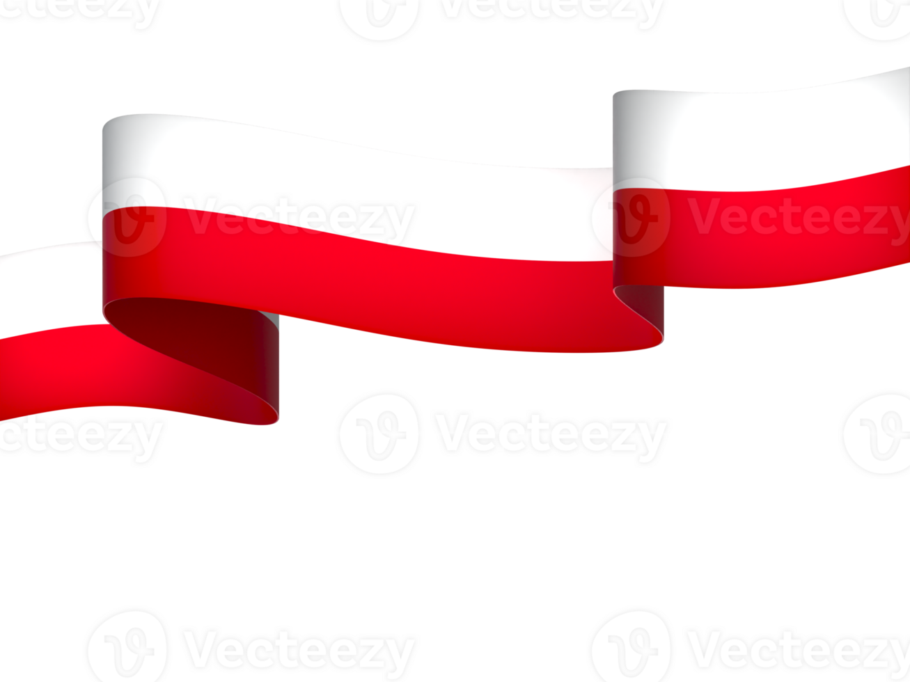 Poland flag element design national independence day banner ribbon png