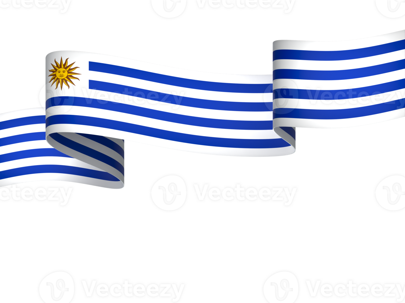 Uruguay Flagge Element Design National Unabhängigkeit Tag Banner Band png