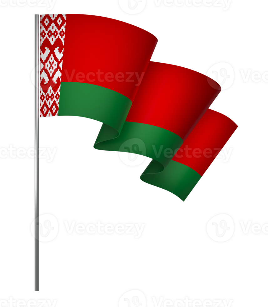 Belarus flag element design national independence day banner ribbon png