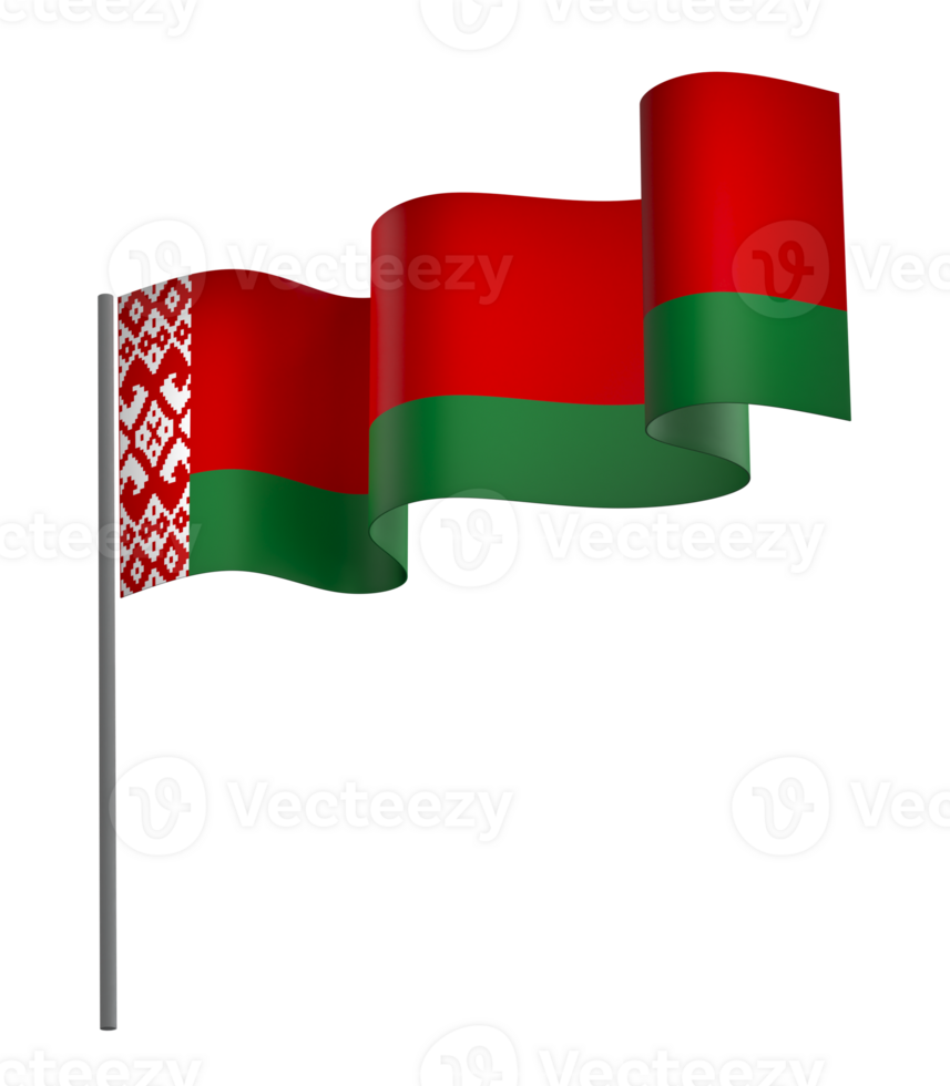 Belarus flag element design national independence day banner ribbon png