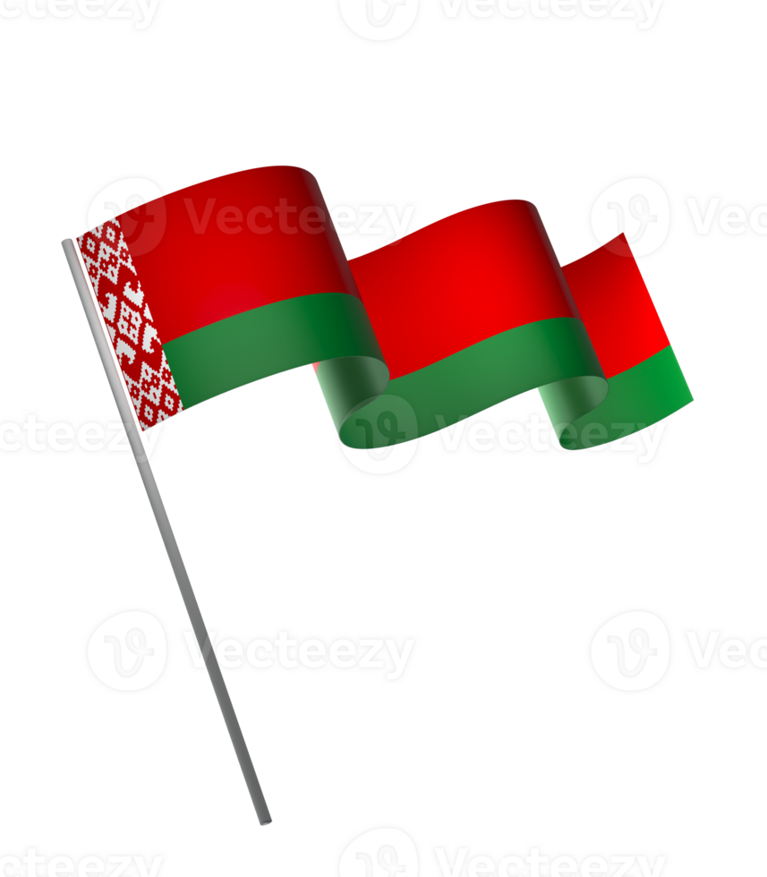 Belarus flag element design national independence day banner ribbon png