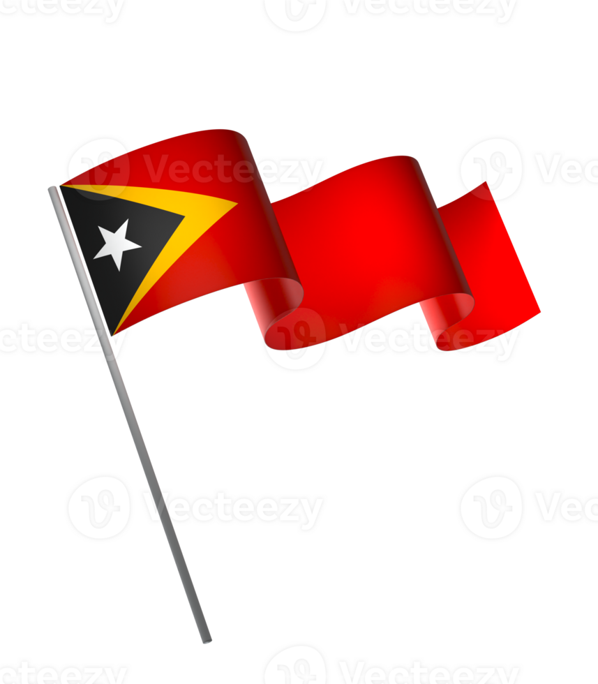 East Timor Timor Leste flag element design national independence day banner ribbon png