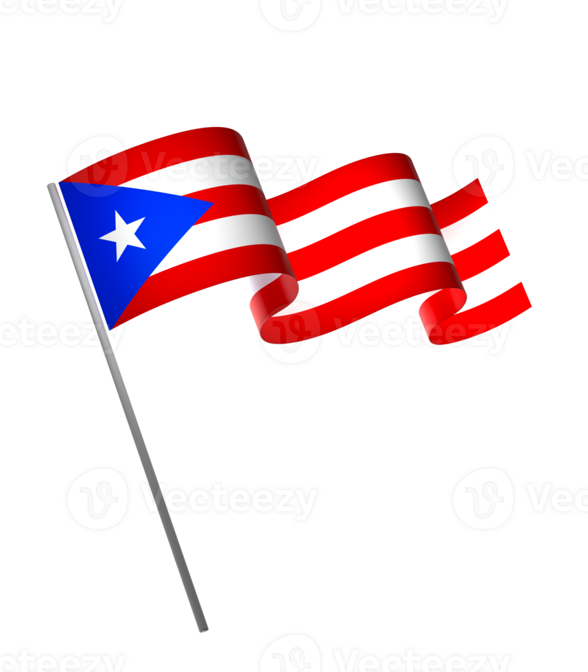 puerto rico bandera elemento diseño nacional independencia día bandera cinta png