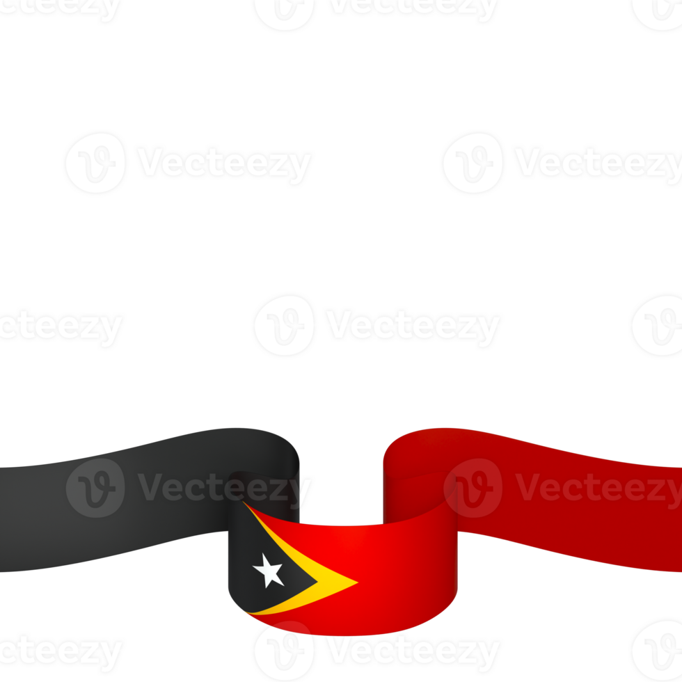 est timor timor leste drapeau élément conception nationale indépendance journée bannière ruban png