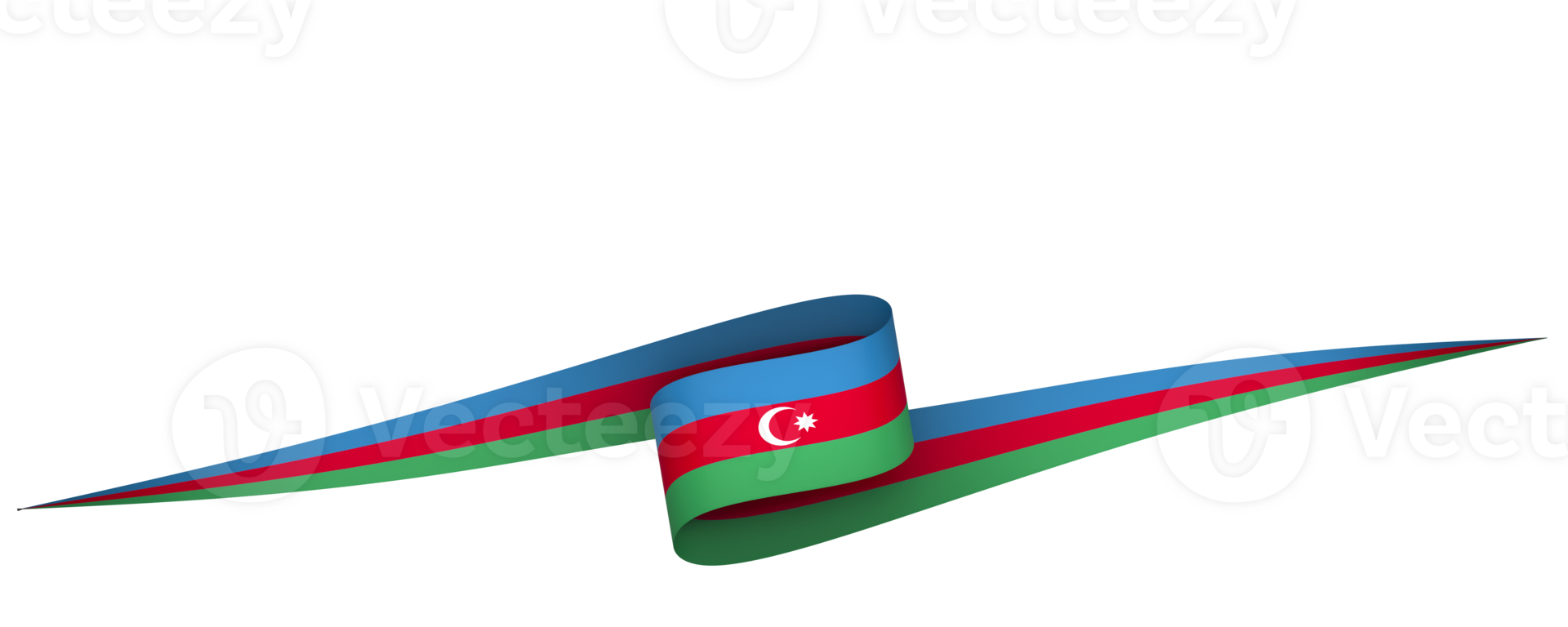 azerbaiyán bandera elemento diseño nacional independencia día bandera cinta png