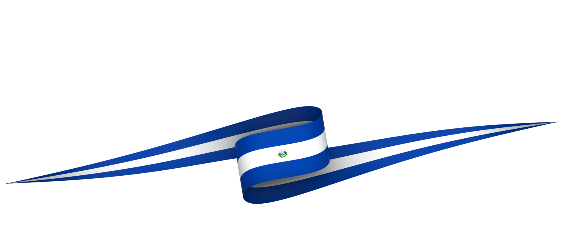 El Salvador flag element design national independence day banner ribbon