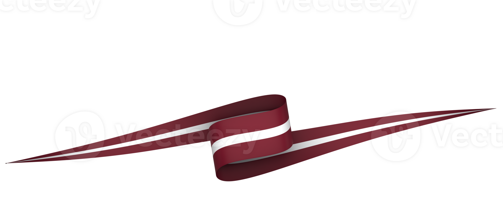 Latvia flag element design national independence day banner ribbon png