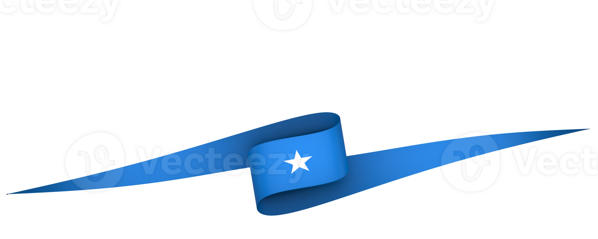 Somalia flag element design national independence day banner ribbon png