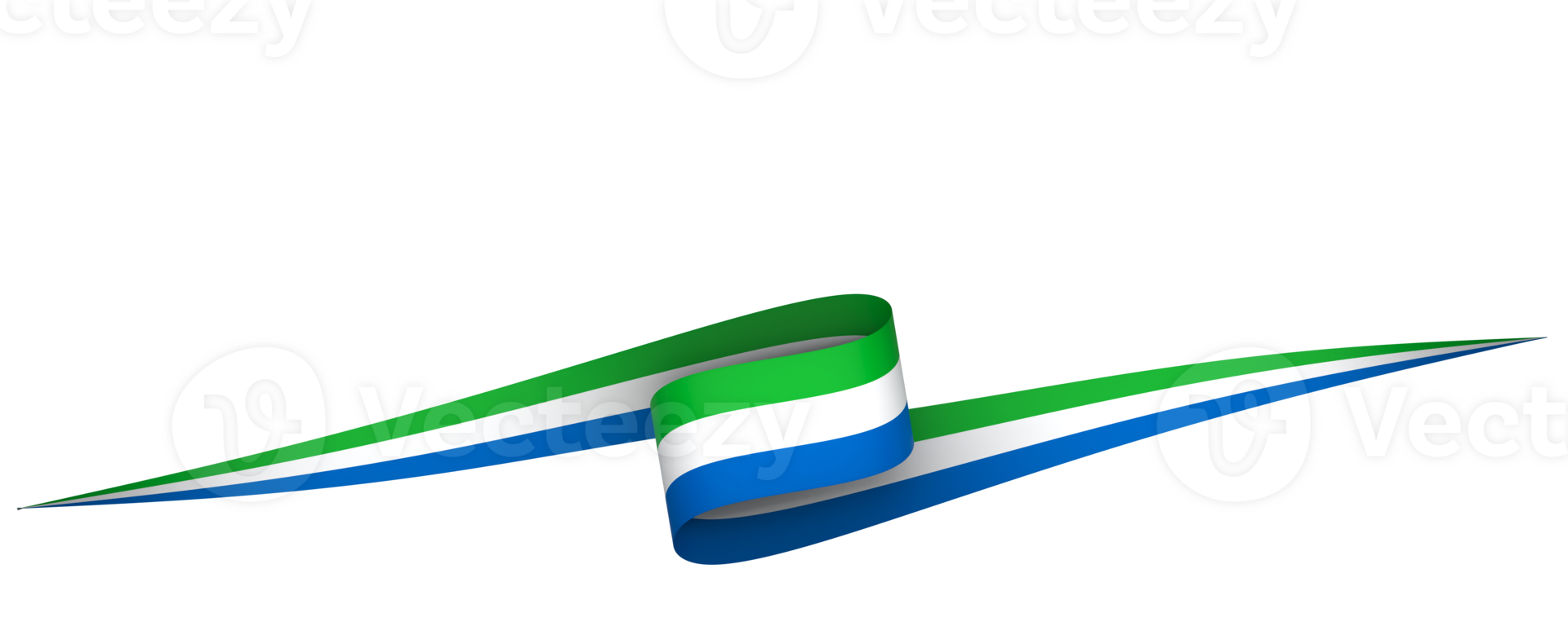 Sierra Leone flag element design national independence day banner ribbon png