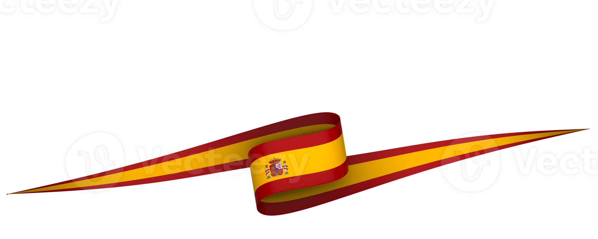 Espanha bandeira elemento Projeto nacional independência dia bandeira fita png