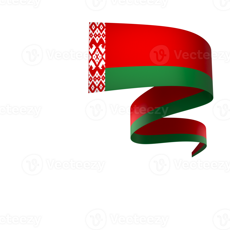 Belarus flag element design national independence day banner ribbon png