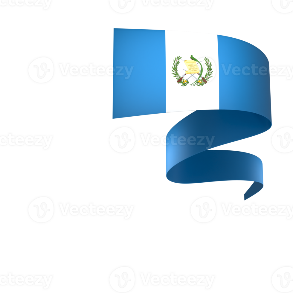 Guatemala flag element design national independence day banner ribbon