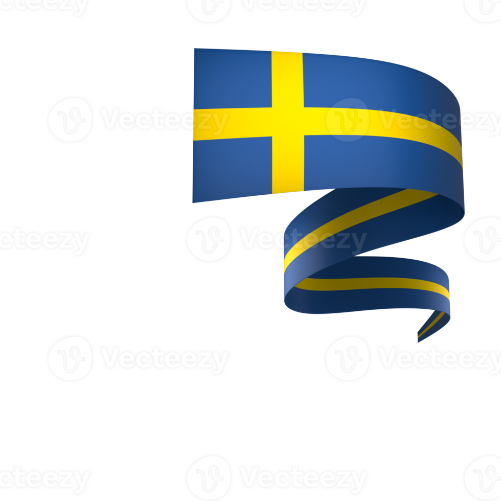 Sverige flagga element design nationell oberoende dag baner band png