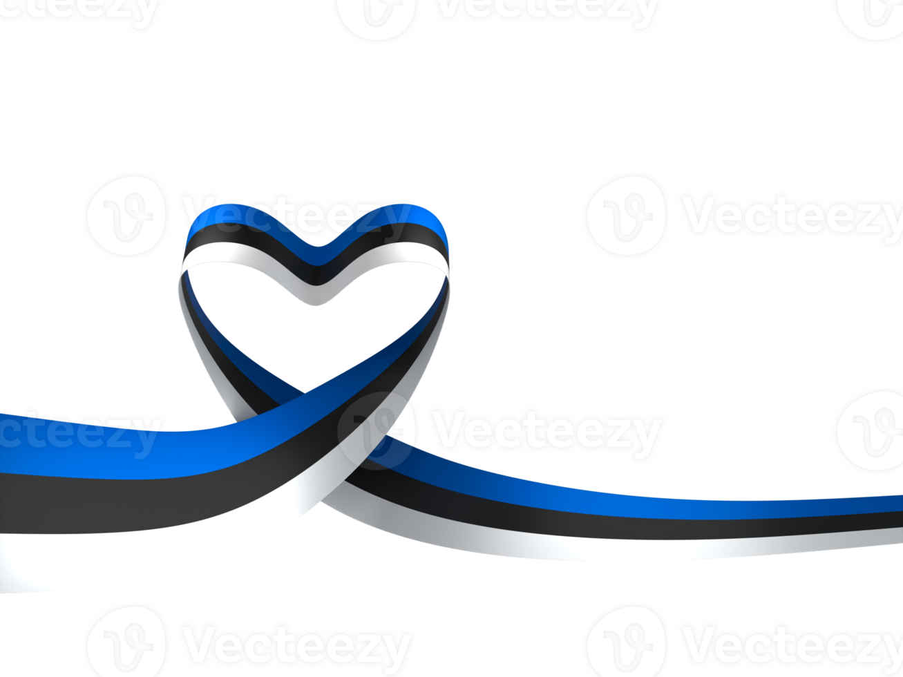 Estonia flag element design national independence day banner ribbon png
