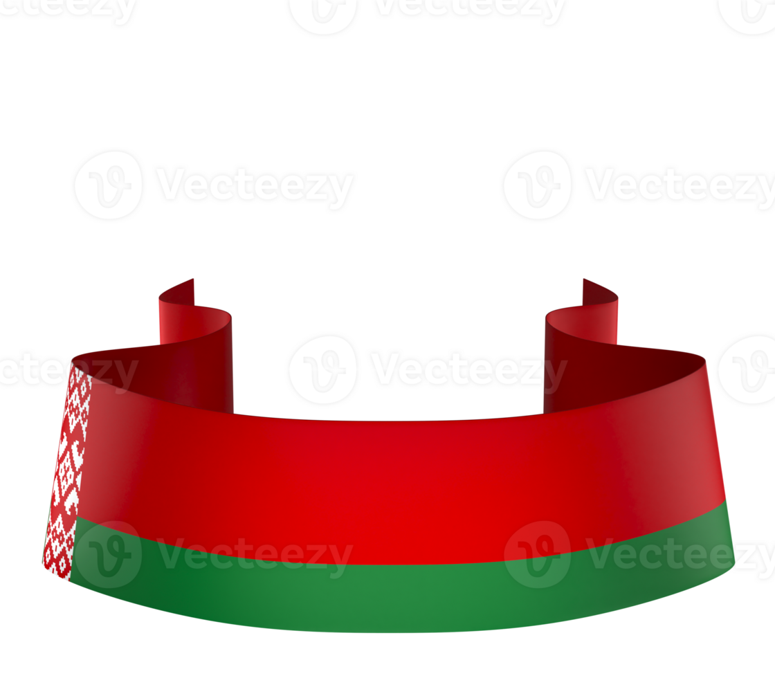 Belarus flag element design national independence day banner ribbon png