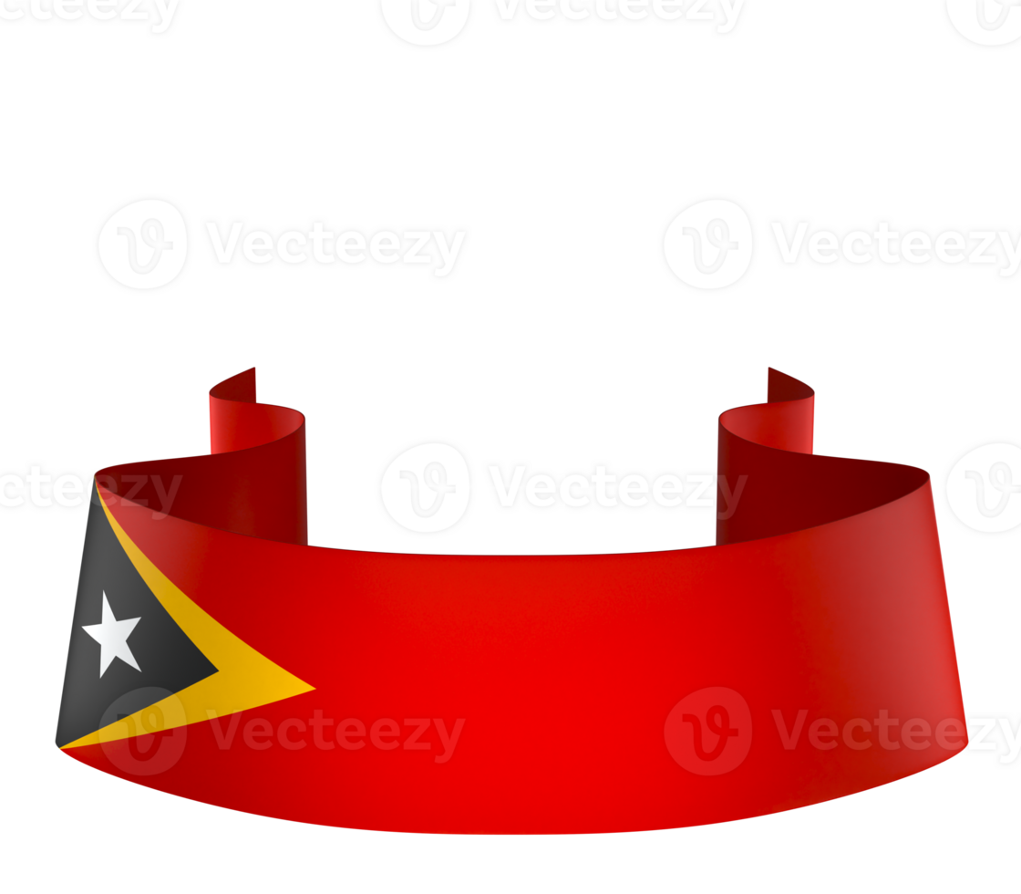 est timor timor leste bandiera elemento design nazionale indipendenza giorno bandiera nastro png