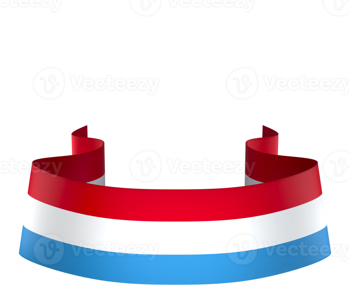 luxemburg flagga element design nationell oberoende dag baner band png