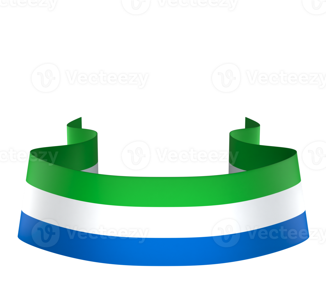 sierra leone flagga element design nationell oberoende dag baner band png