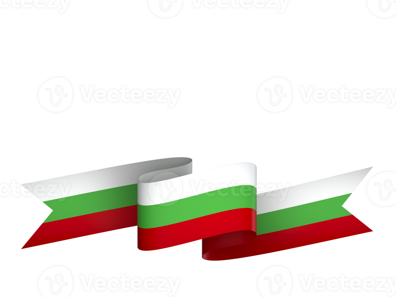 Bulgaria flag element design national independence day banner ribbon png