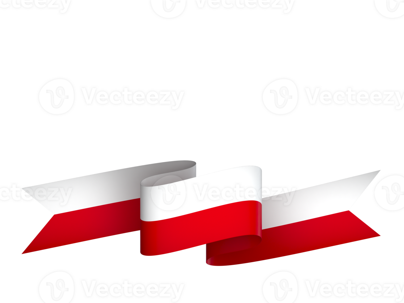 Poland flag element design national independence day banner ribbon png