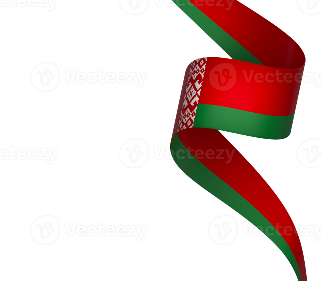 Belarus flag element design national independence day banner ribbon png