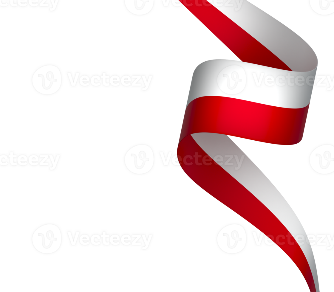 Poland flag element design national independence day banner ribbon png