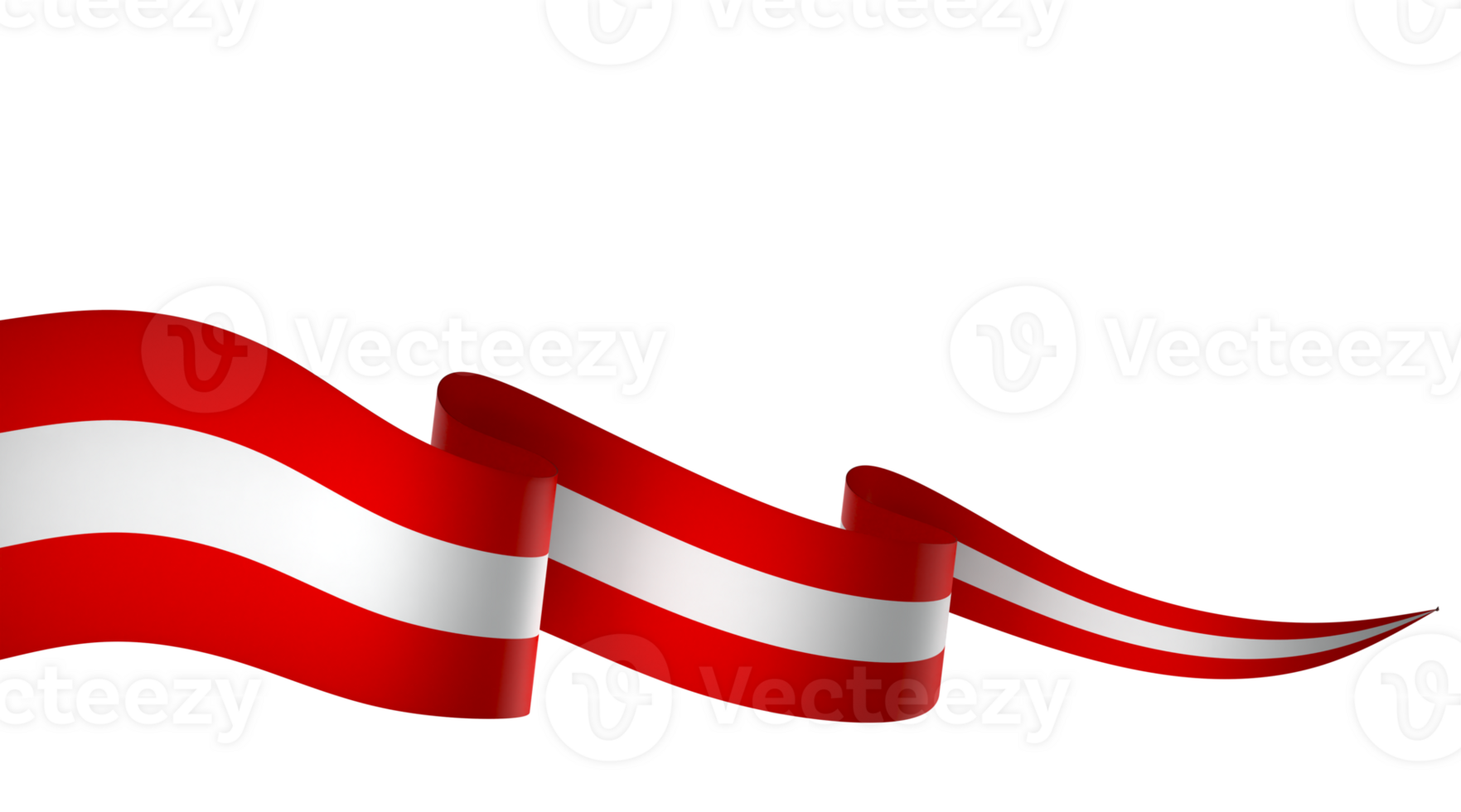Austria flag element design national independence day banner ribbon png