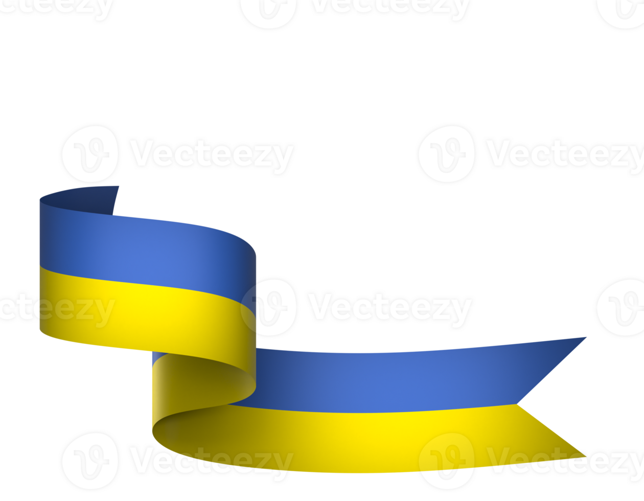 Ucrania bandera elemento diseño nacional independencia día bandera cinta png