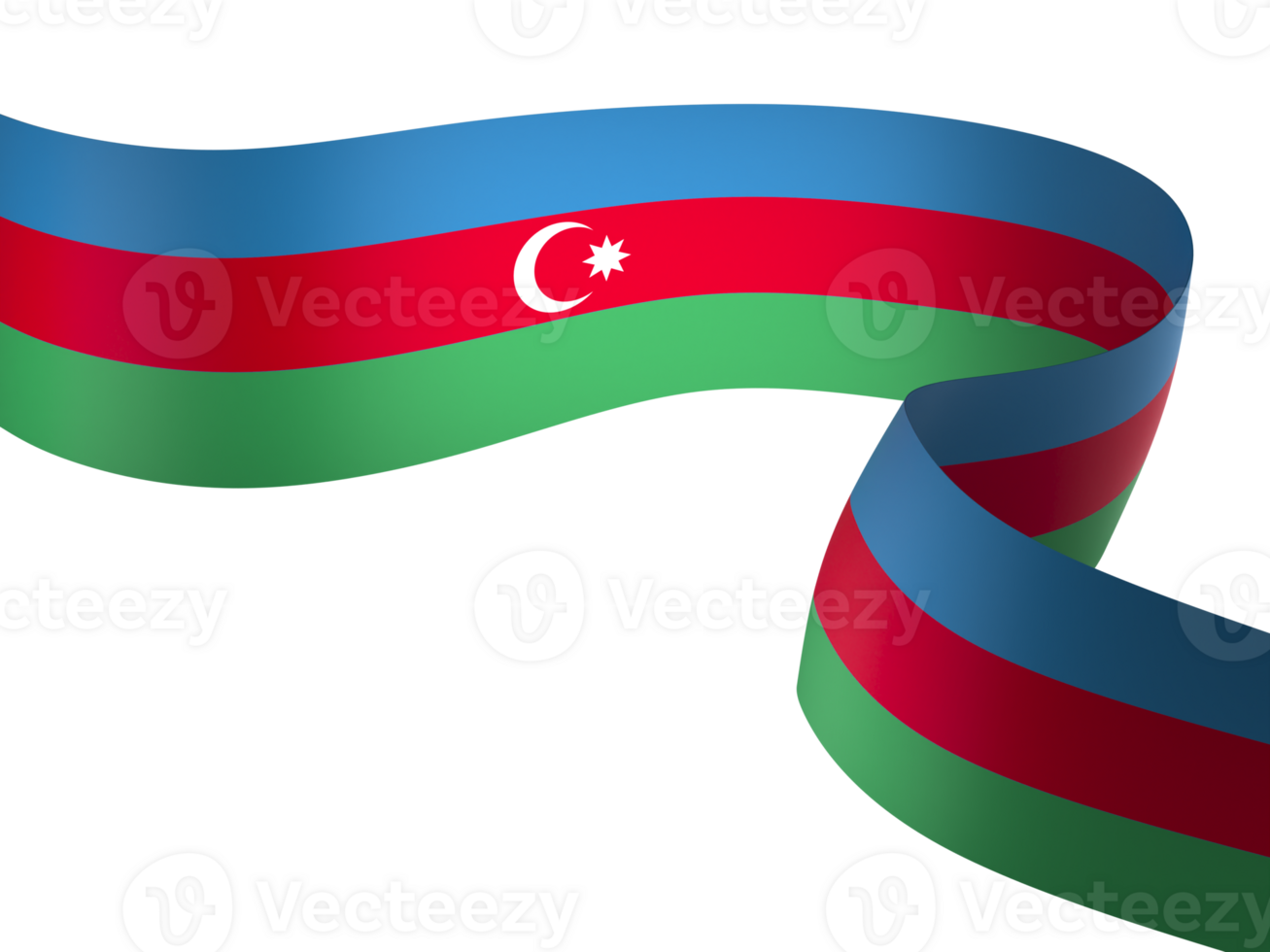 azerbaiyán bandera elemento diseño nacional independencia día bandera cinta png