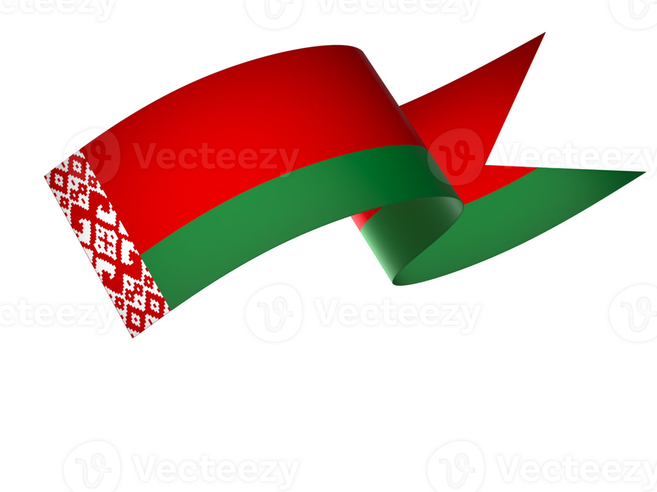 Belarus flag element design national independence day banner ribbon png