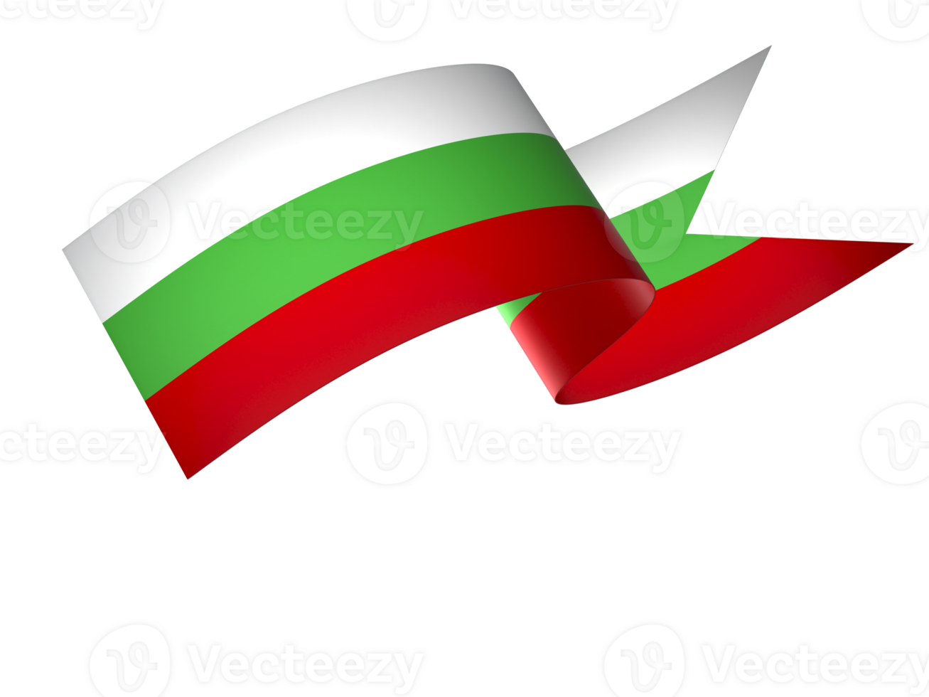 Bulgaria flag element design national independence day banner ribbon png